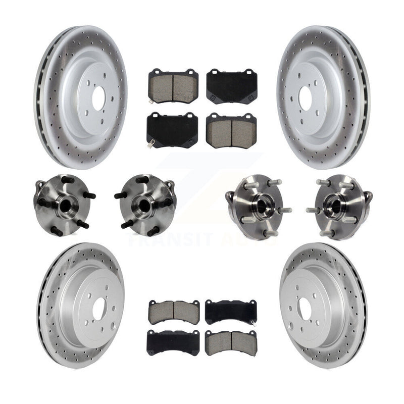 Transit Auto KBB-129535 Wheel Bearing and Hub Assembly for 2018-2020 Subaru WRX STI - Front and Rear product image