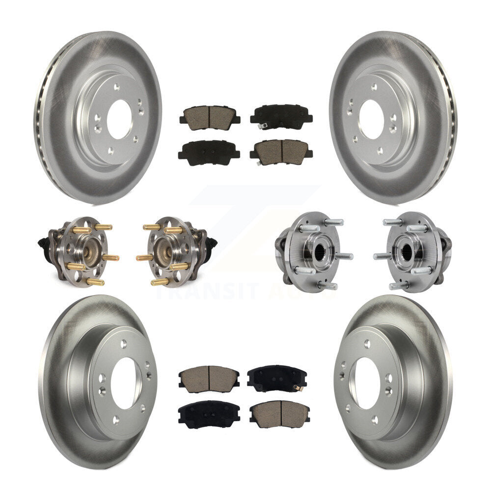 Transit Auto KBB-129536 Wheel Bearing and Hub Assembly for 2017-2019 Kia Soul - Front and Rear product image