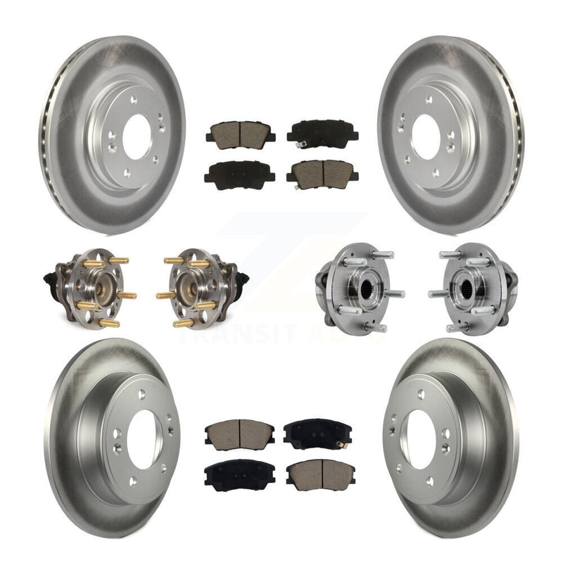 Transit Auto KBB-129536 Wheel Bearing and Hub Assembly for 2017-2019 Kia Soul - Front and Rear product image