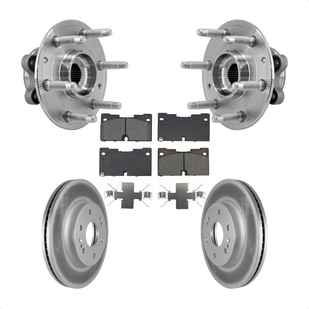 Transit Auto KBB-129555 Wheel Bearing and Hub Assembly for 2019-2023 Chevrolet Silverado 1500 LTD, GMC Sierra 1500 Limited, Cadillac Escalade & more - Front product image