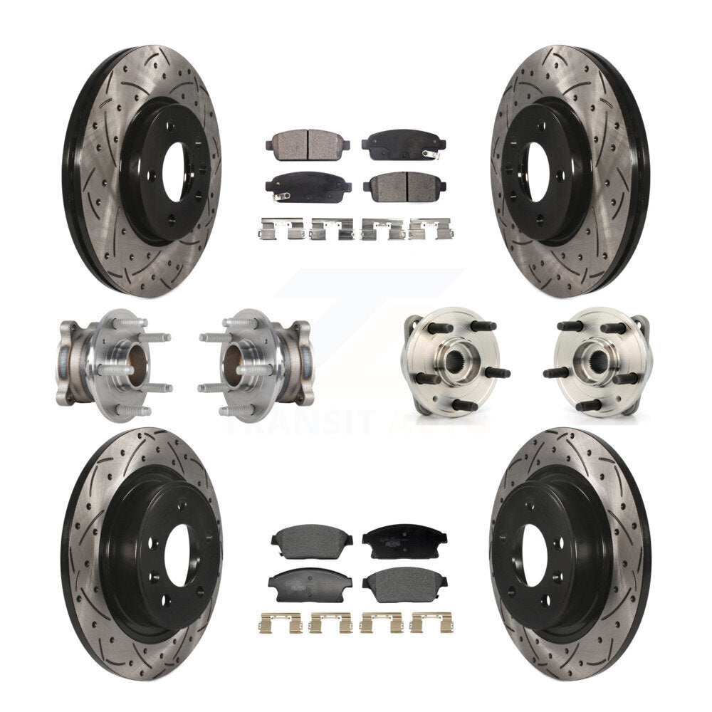 Transit Auto KBB-129589 Wheel Bearing and Hub Assembly for 2014-2015 Chevrolet Cruze - Front and Rear product image