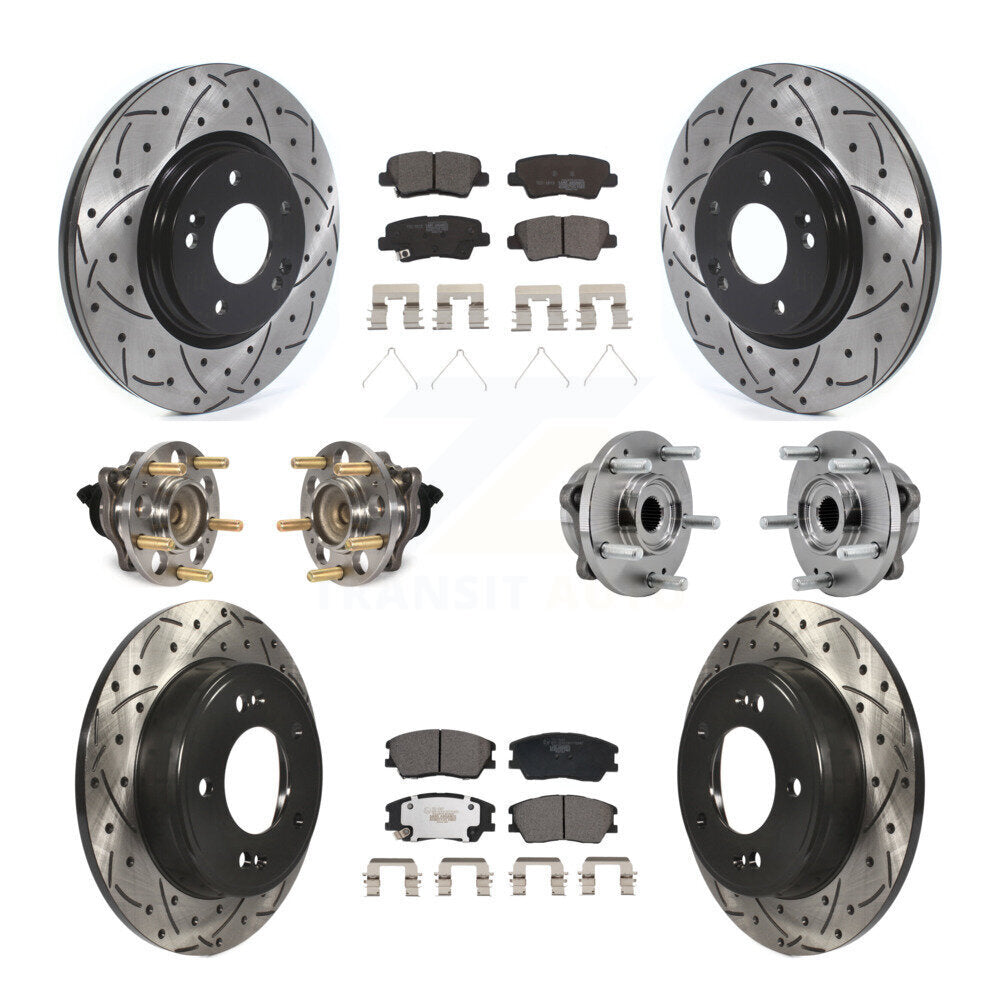 Transit Auto KBB-129591 Wheel Bearing and Hub Assembly for 2017-2019 Kia Soul - Front and Rear product image