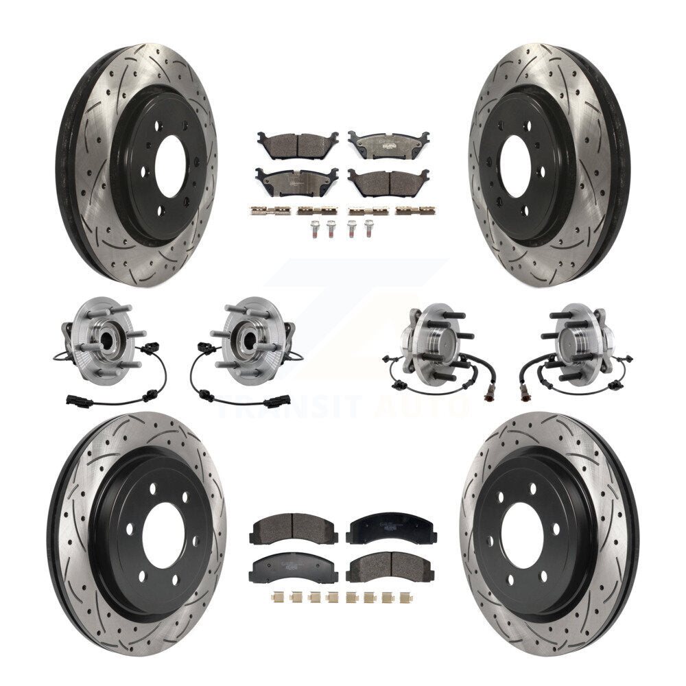 Transit Auto KBB-129595 Wheel Bearing and Hub Assembly for 2018-2021 Ford Expedition, Lincoln Navigator - Front and Rear product image