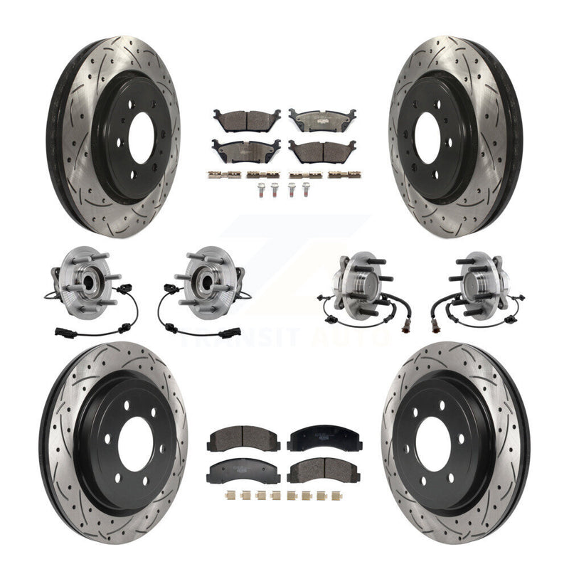 Transit Auto KBB-129595 Wheel Bearing and Hub Assembly for 2018-2021 Ford Expedition, Lincoln Navigator - Front and Rear product image