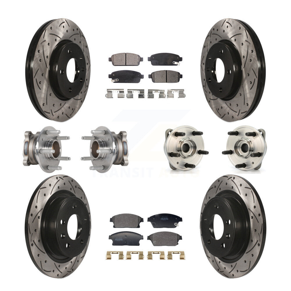 Transit Auto KBB-129609 Wheel Bearing and Hub Assembly for 2014-2015 Chevrolet Cruze - Front and Rear product image