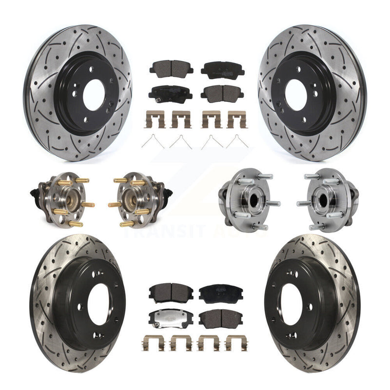 Transit Auto KBB-129610 Wheel Bearing and Hub Assembly for 2017-2019 Kia Soul - Front and Rear product image