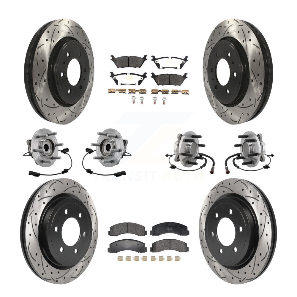Transit Auto KBB-129614 Wheel Bearing and Hub Assembly for 2018-2021 Ford Expedition, Lincoln Navigator - Front and Rear product image