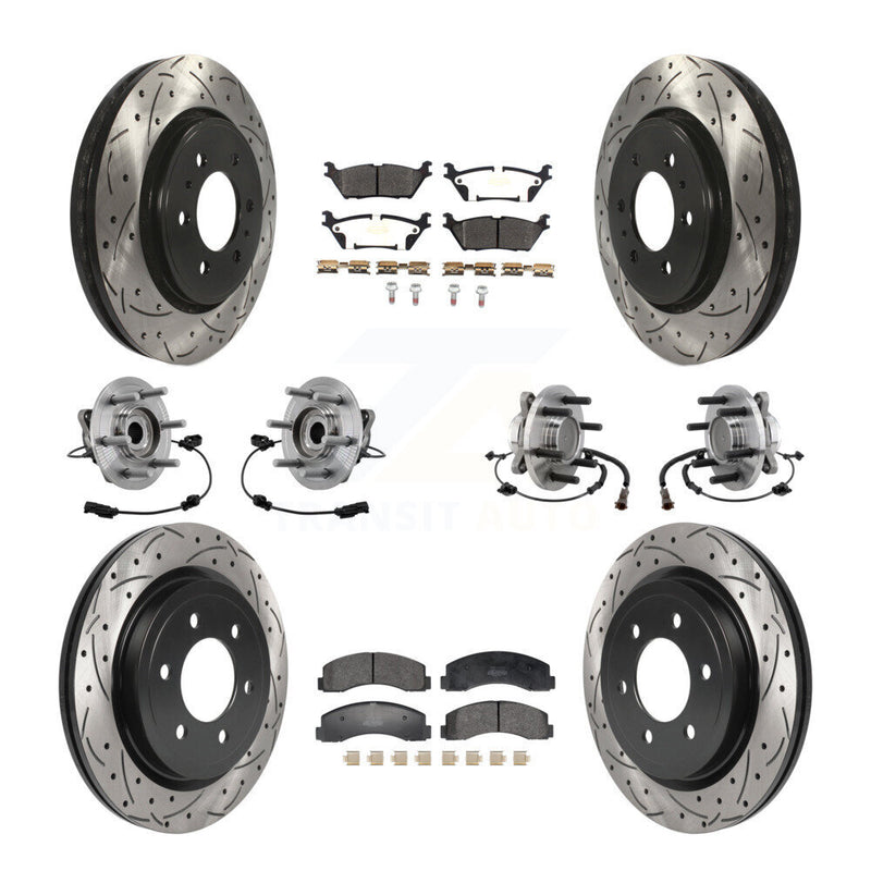 Transit Auto KBB-129614 Wheel Bearing and Hub Assembly for 2018-2021 Ford Expedition, Lincoln Navigator - Front and Rear product image