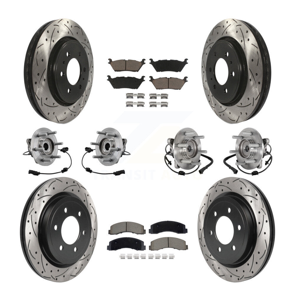Transit Auto KBB-129629 Wheel Bearing and Hub Assembly for 2018-2021 Ford Expedition, Lincoln Navigator - Front and Rear product image