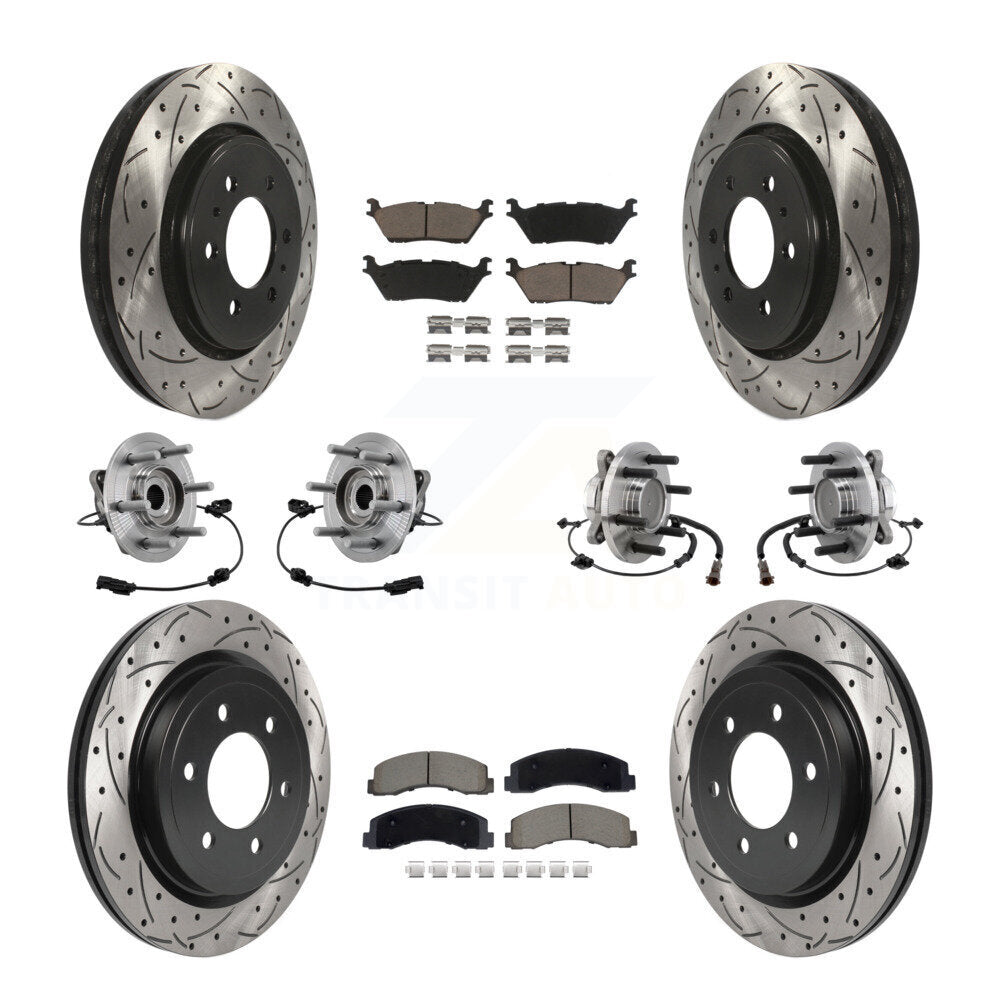 Transit Auto KBB-129630 Wheel Bearing and Hub Assembly for 2018-2021 Ford Expedition, Lincoln Navigator - Front and Rear product image