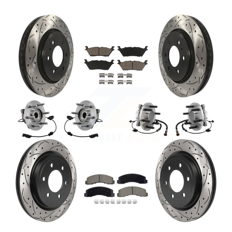 Transit Auto KBB-129630 Wheel Bearing and Hub Assembly for 2018-2021 Ford Expedition, Lincoln Navigator - Front and Rear product image