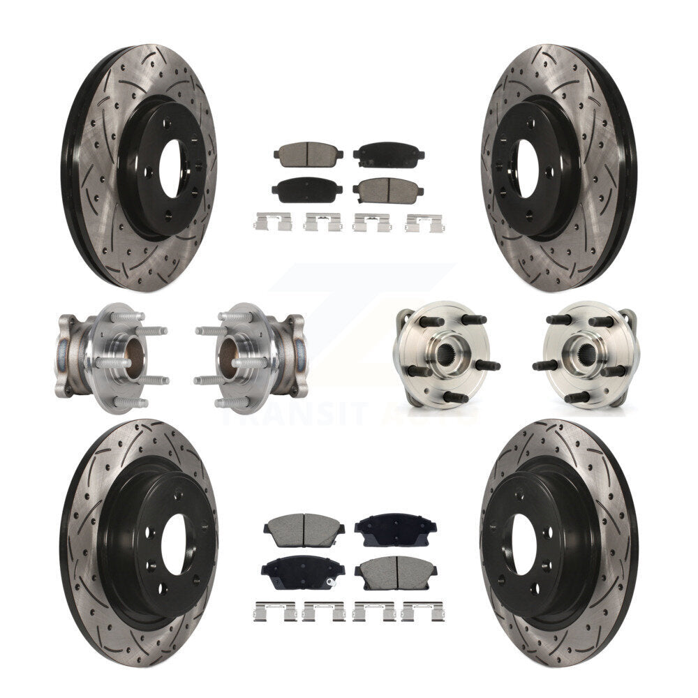 Transit Auto KBB-129634 Wheel Bearing and Hub Assembly for 2014-2015 Chevrolet Cruze - Front and Rear product image