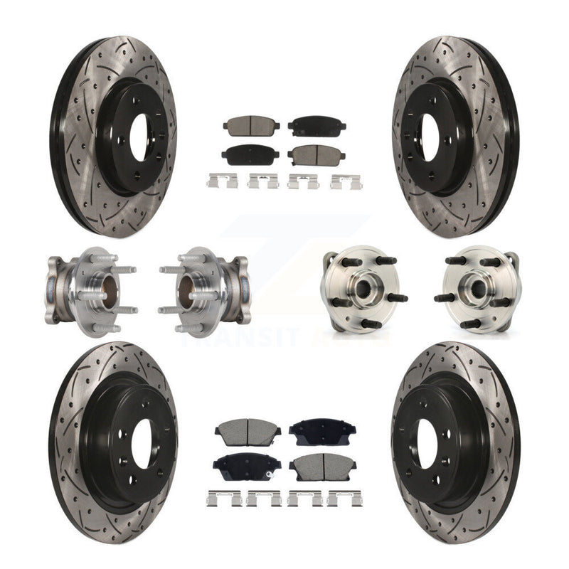 Transit Auto KBB-129634 Wheel Bearing and Hub Assembly for 2014-2015 Chevrolet Cruze - Front and Rear product image