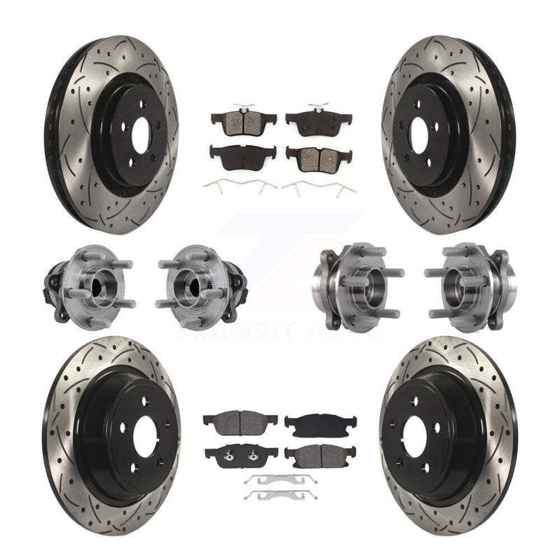 Transit Auto KBB-129660 Wheel Bearing and Hub Assembly for 2018-2020 Lincoln Continental - Front and Rear product image