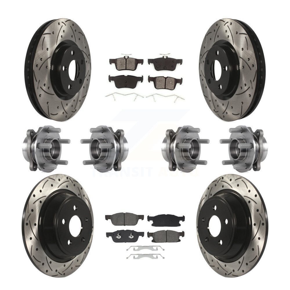 Transit Auto KBB-129661 Wheel Bearing and Hub Assembly for 2018-2020 Lincoln Continental - Front and Rear product image