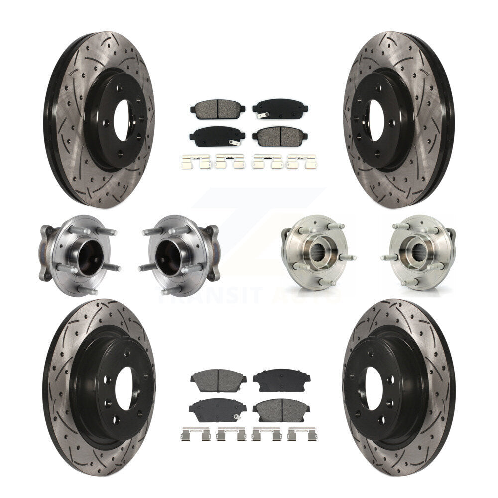 Transit Auto KBB-129666 Wheel Bearing and Hub Assembly for 2013-2017 Buick Verano, Chevrolet Cruze, Chevrolet Volt - Front and Rear product image