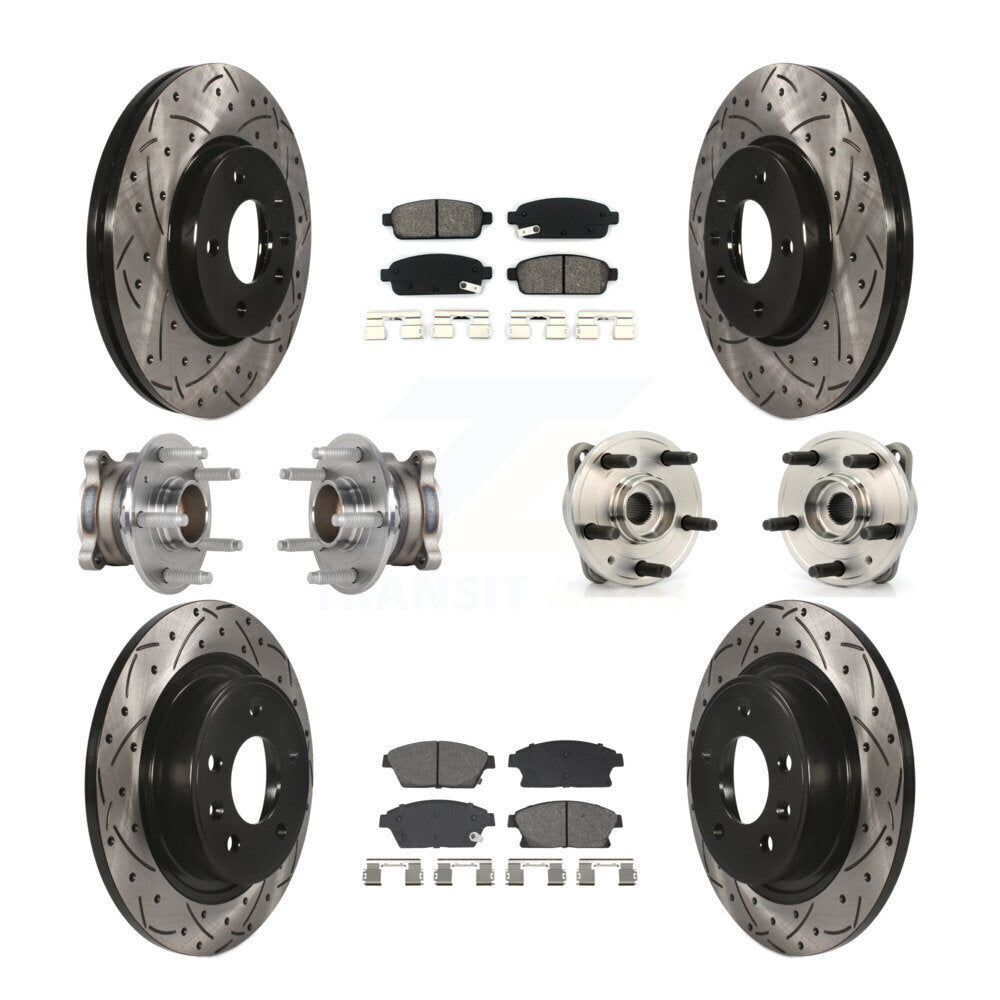 Transit Auto KBB-129667 Wheel Bearing and Hub Assembly for 2014-2015 Chevrolet Cruze - Front and Rear product image