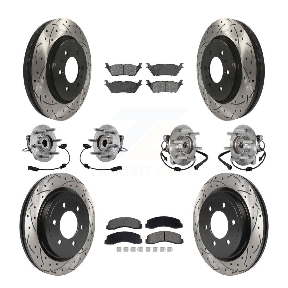 Transit Auto KBB-129668 Wheel Bearing and Hub Assembly for 2018-2021 Ford Expedition, Lincoln Navigator - Front and Rear product image