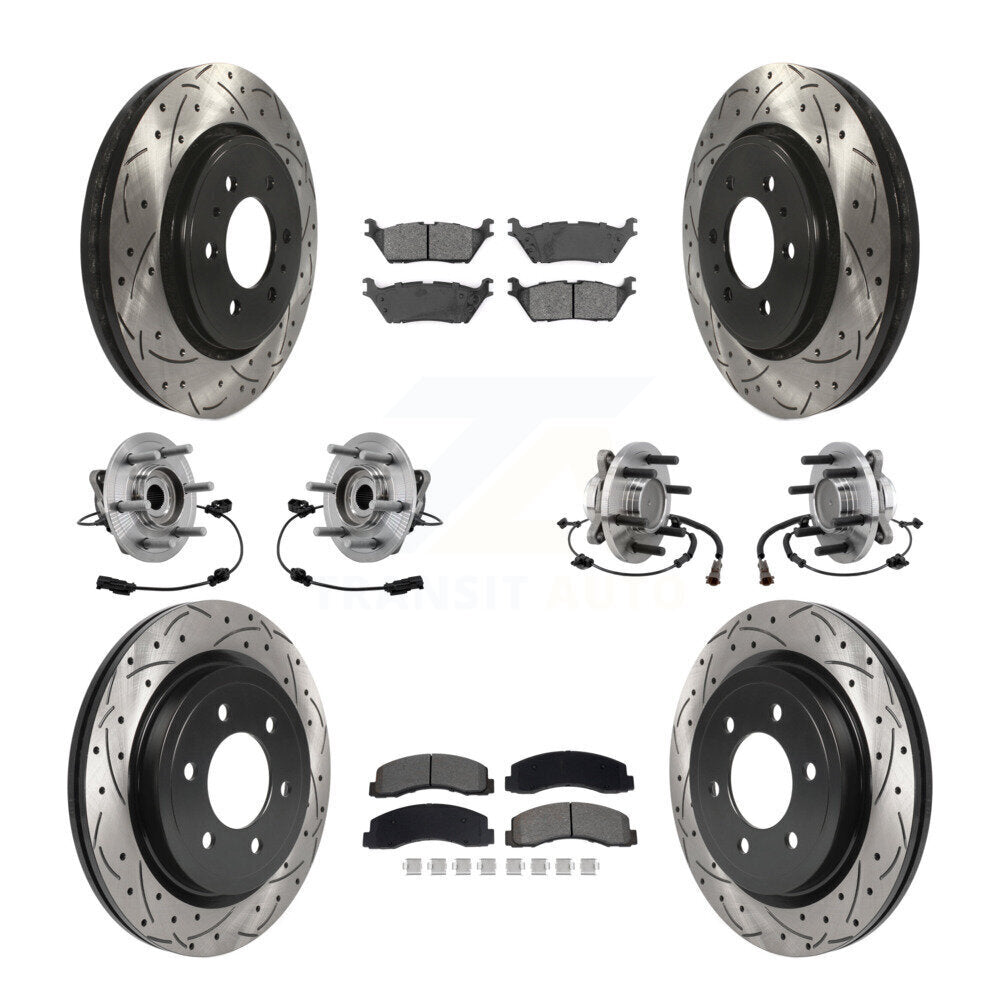 Transit Auto KBB-129669 Wheel Bearing and Hub Assembly for 2018-2021 Ford Expedition, Lincoln Navigator - Front and Rear product image