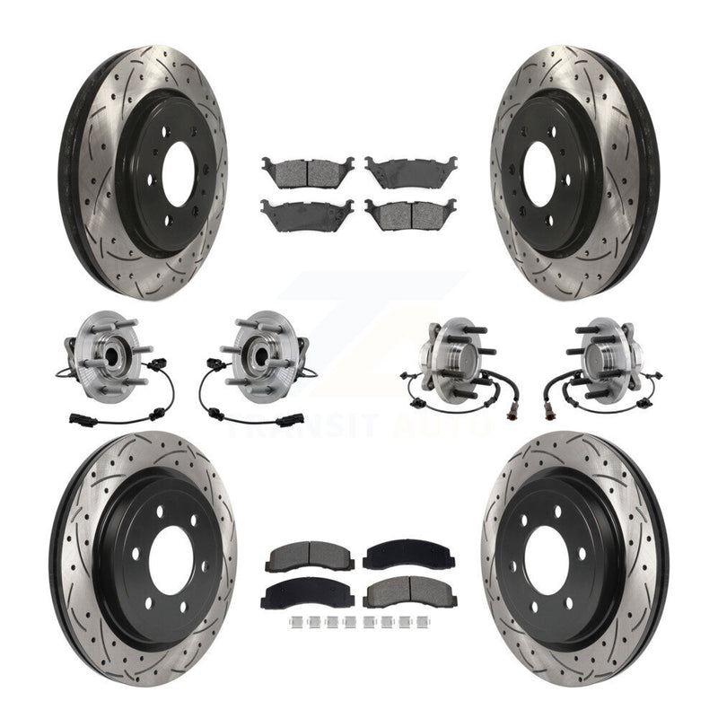 Transit Auto KBB-129669 Wheel Bearing and Hub Assembly for 2018-2021 Ford Expedition, Lincoln Navigator - Front and Rear product image