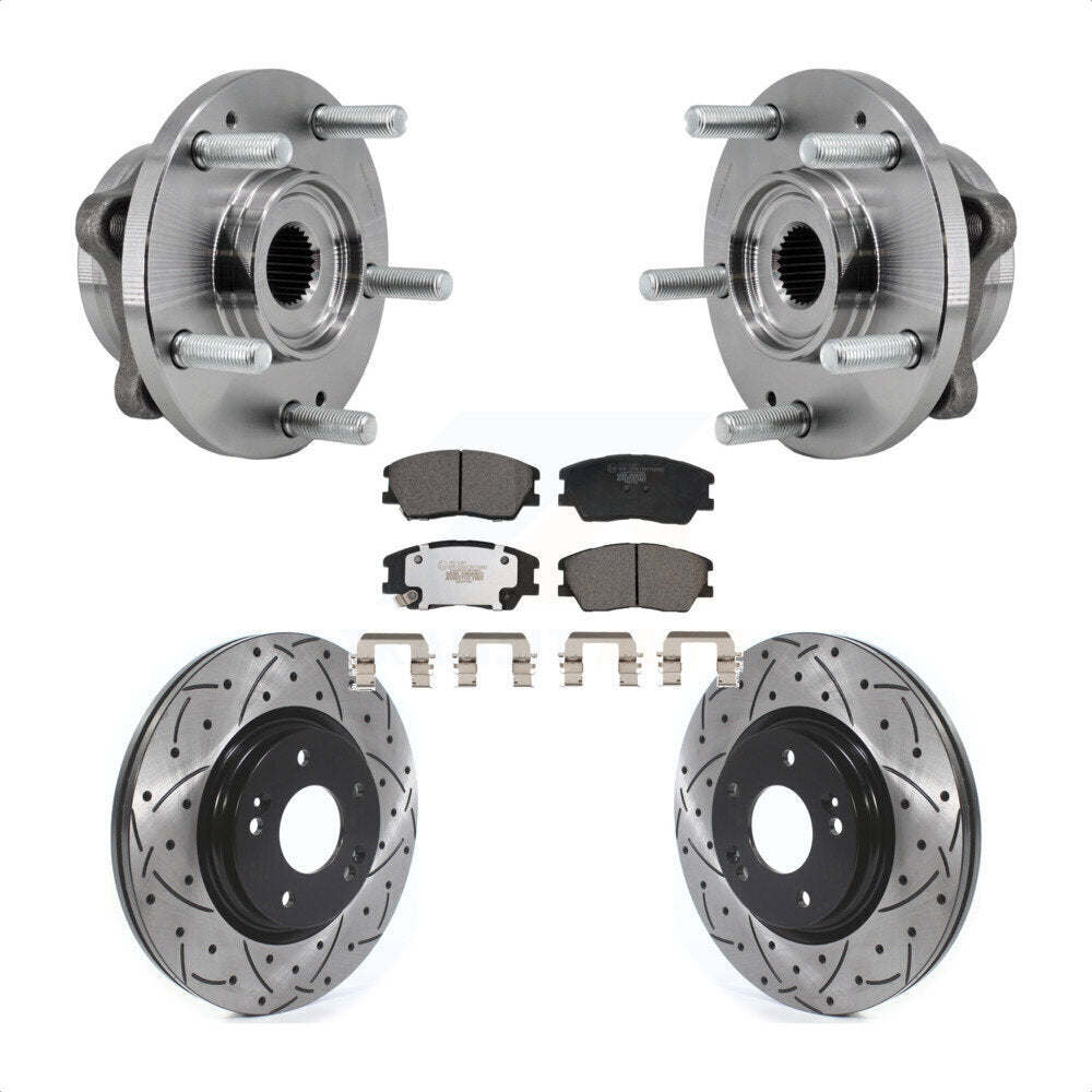 Transit Auto KBB-129704 Wheel Bearing and Hub Assembly for 2017-2019 Kia Soul - Front product image