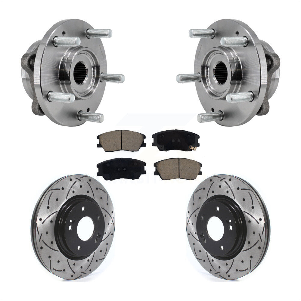 Transit Auto KBB-129729 Wheel Bearing and Hub Assembly for 2017-2019 Kia Soul - Front product image