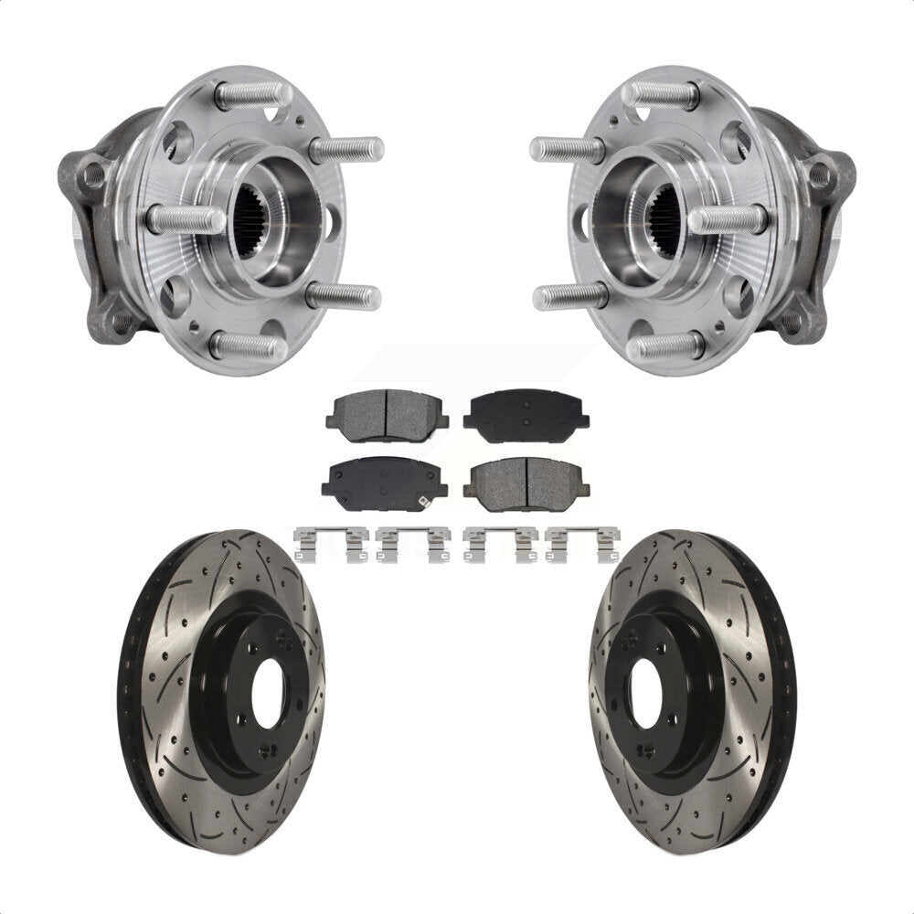 Transit Auto KBB-129734 Wheel Bearing and Hub Assembly for 2019-2020 Hyundai Santa Fe - Front product image