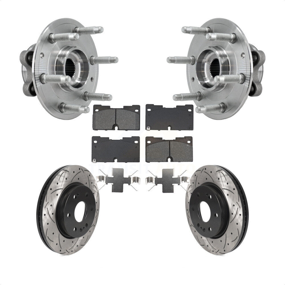Transit Auto KBB-129736 Wheel Bearing and Hub Assembly for 2019-2023 Chevrolet Silverado 1500 LTD, GMC Sierra 1500 Limited, Cadillac Escalade & more - Front product image