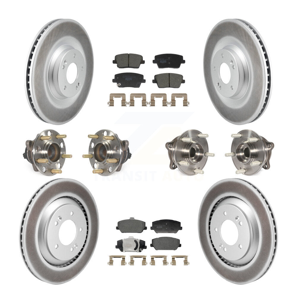 Transit Auto KBB-130031 Wheel Bearing and Hub Assembly for 2019-2021 Hyundai Veloster N - Front and Rear product image