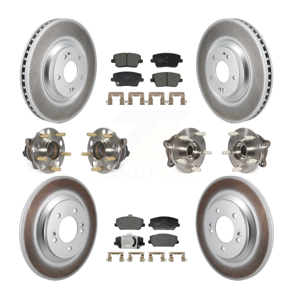 Transit Auto KBB-130032 Wheel Bearing and Hub Assembly for 2019-2020 Hyundai Veloster N - Front and Rear product image