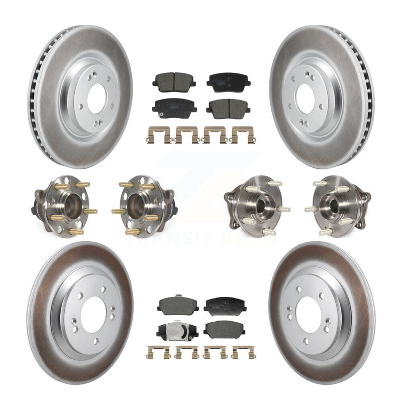 Transit Auto KBB-130032 Wheel Bearing and Hub Assembly for 2019-2020 Hyundai Veloster N - Front and Rear product image