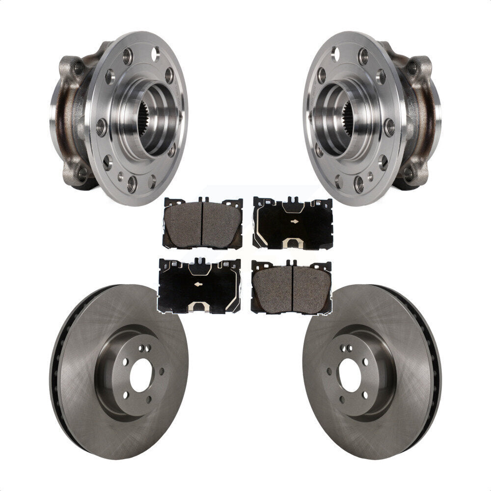 Transit Auto KBB-130048 Wheel Bearing and Hub Assembly for 2016-2022 Mercedes-Benz E450, Mercedes-Benz E53 AMG, Mercedes-Benz E350 & more - Front product image
