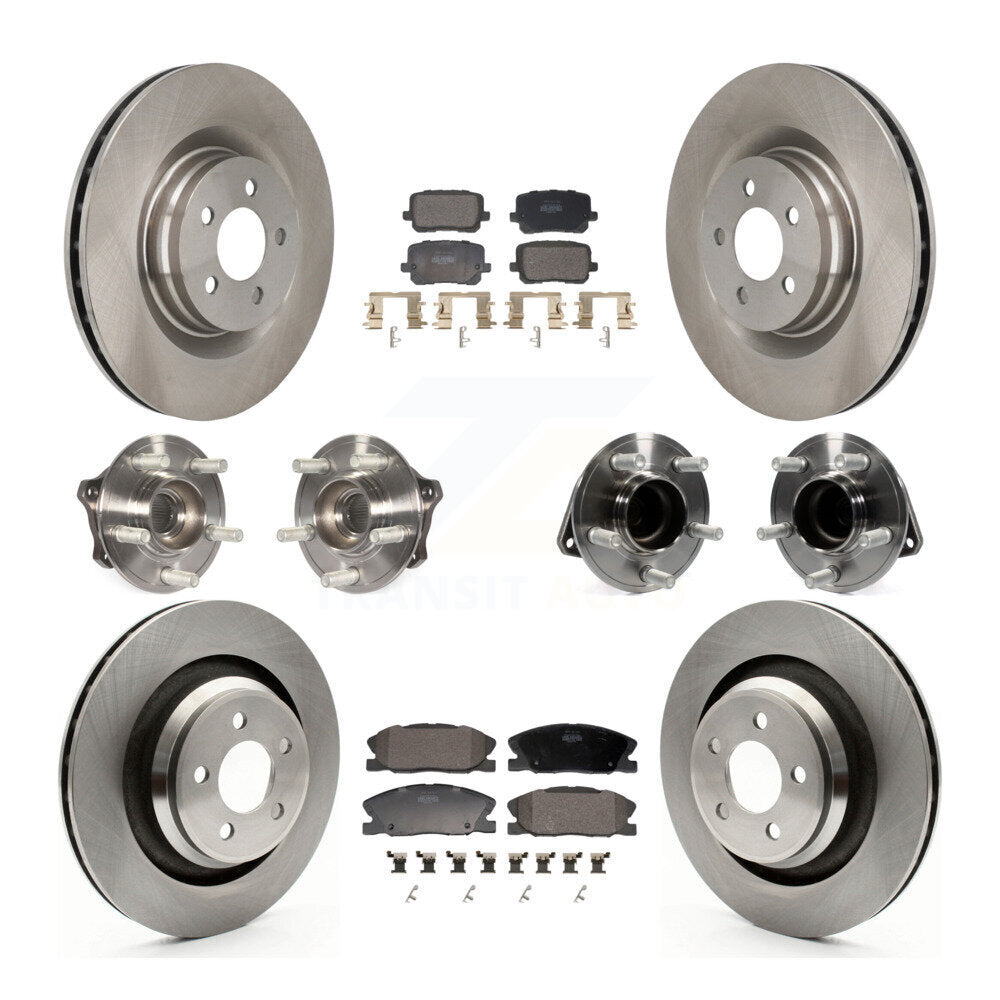Transit Auto KBB-130087 Wheel Bearing and Hub Assembly for 2015-2021 Dodge Charger - Front and Rear product image