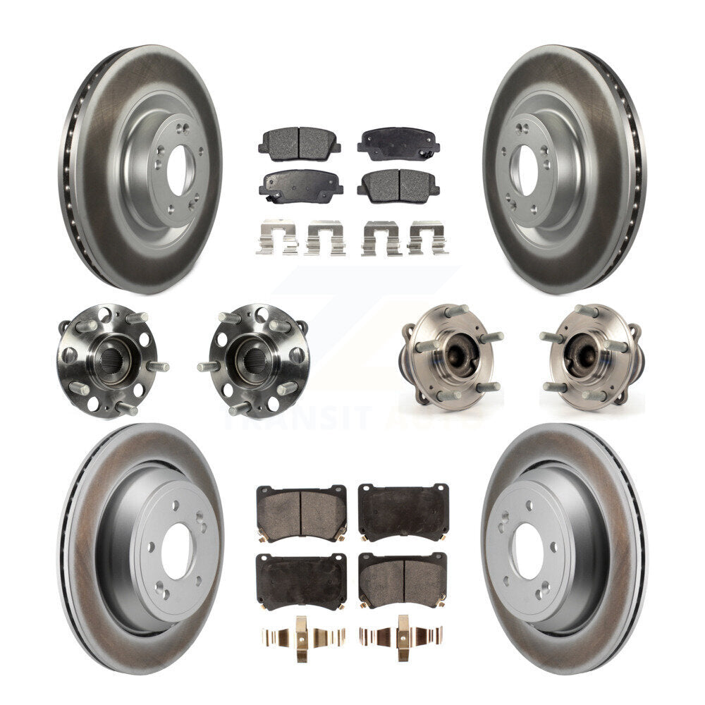 Transit Auto KBB-130184 Wheel Bearing and Hub Assembly for 2011 Hyundai Equus - Front and Rear product image