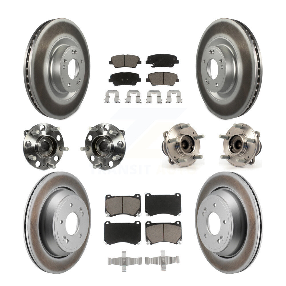 Transit Auto KBB-130394 Wheel Bearing and Hub Assembly for 2011 Hyundai Equus - Front and Rear product image