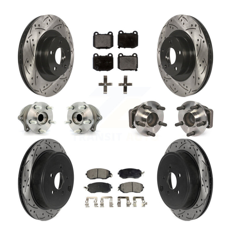 Transit Auto KBB-130480 Wheel Bearing and Hub Assembly for 2017 Subaru BRZ - Front and Rear product image