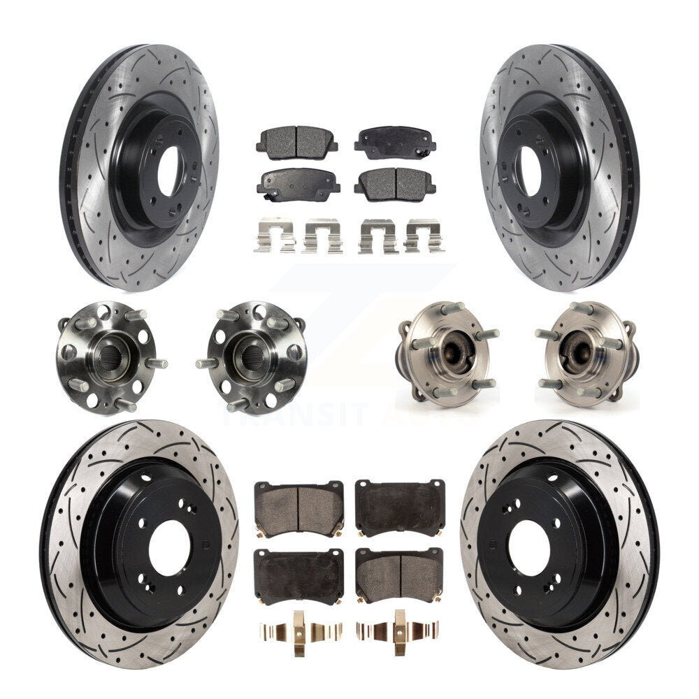 Transit Auto KBB-130493 Wheel Bearing and Hub Assembly for 2011 Hyundai Equus - Front and Rear product image