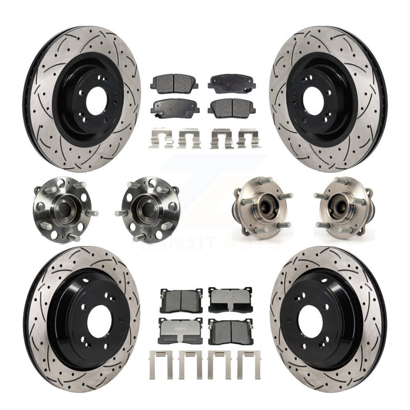 Transit Auto KBB-130498 Wheel Bearing and Hub Assembly for 2012-2016 Hyundai Equus - Front and Rear product image