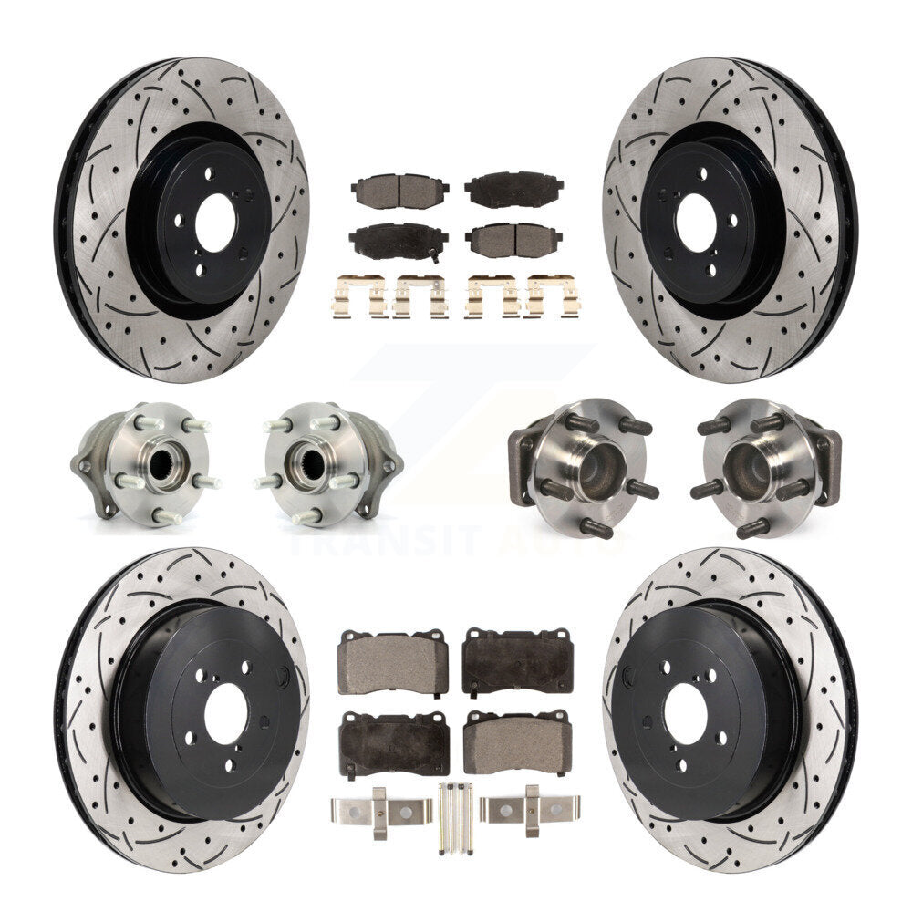 Transit Auto KBB-130539 Wheel Bearing and Hub Assembly for 2017 Subaru BRZ - Front and Rear product image