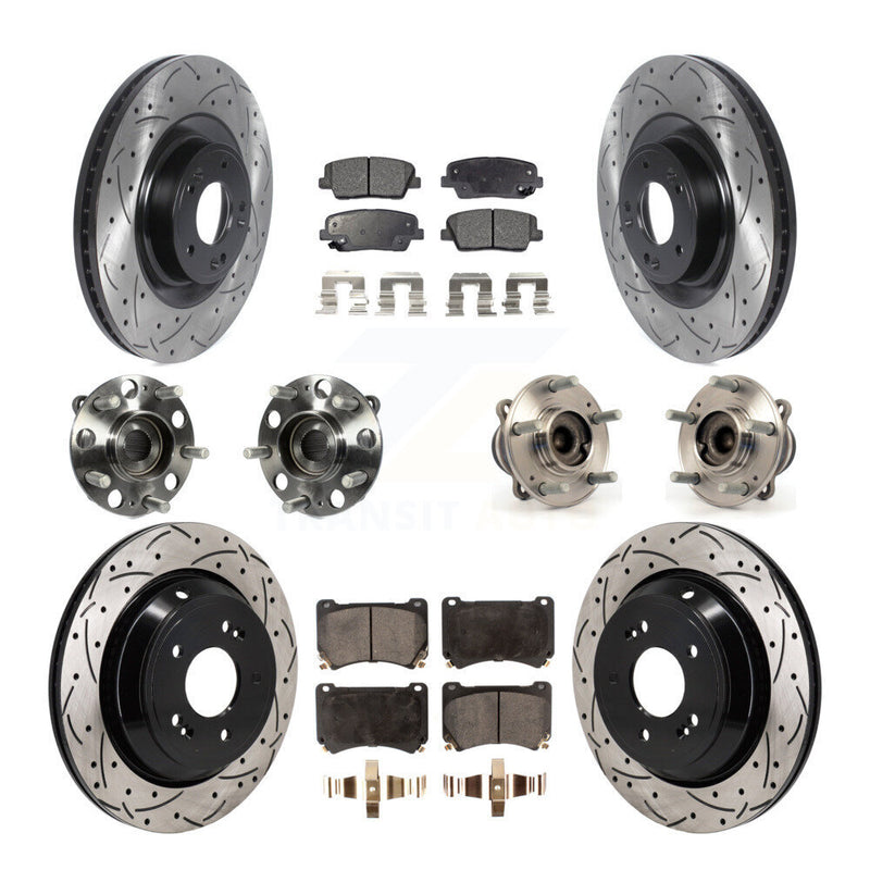 Transit Auto KBB-130544 Wheel Bearing and Hub Assembly for 2011 Hyundai Equus - Front and Rear product image