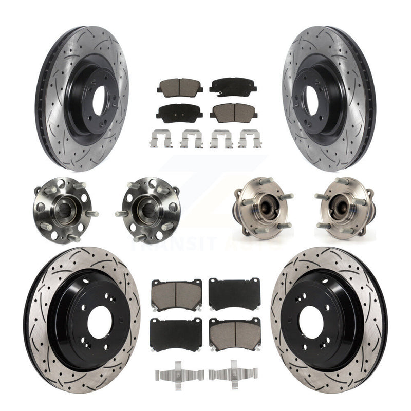 Transit Auto KBB-130577 Wheel Bearing and Hub Assembly for 2011 Hyundai Equus - Front and Rear product image