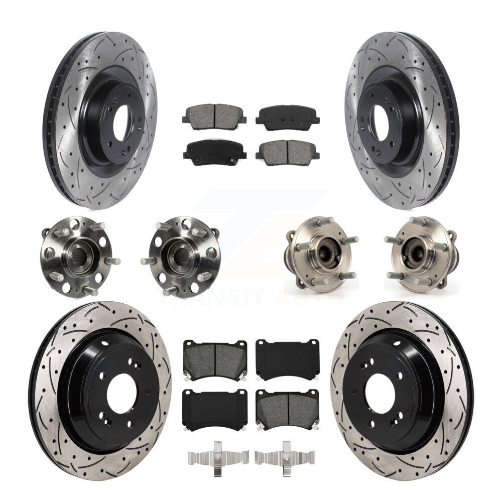 Transit Auto KBB-130622 Wheel Bearing and Hub Assembly for 2011 Hyundai Equus - Front and Rear product image
