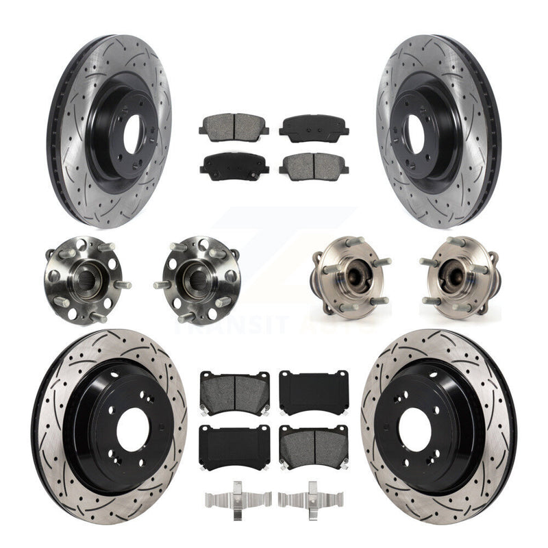 Transit Auto KBB-130622 Wheel Bearing and Hub Assembly for 2011 Hyundai Equus - Front and Rear product image