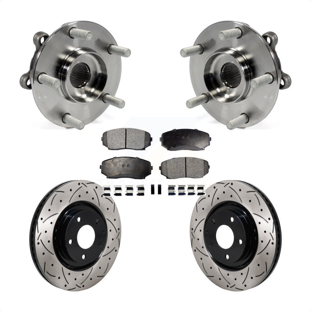Transit Auto KBB-130669 Wheel Bearing and Hub Assembly for 2019-2023 Mazda CX-5 - Front product image