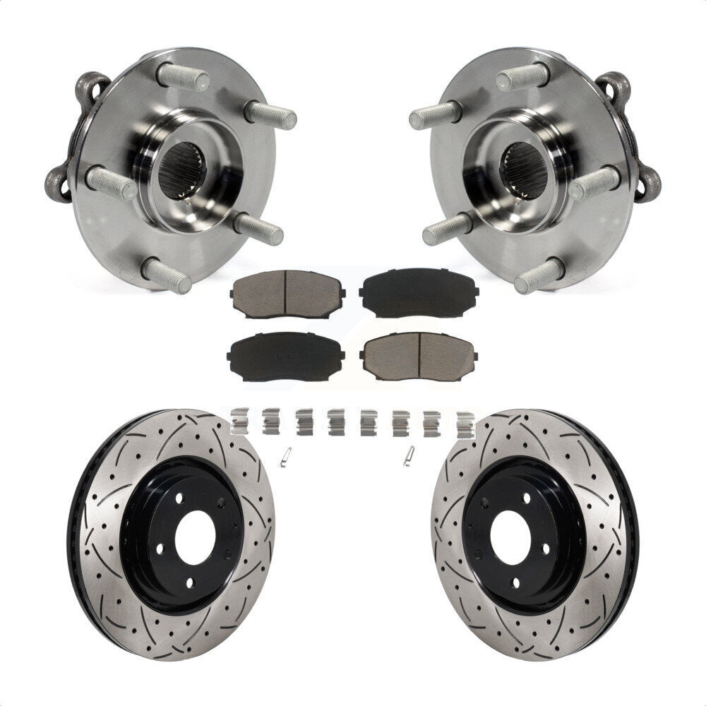 Transit Auto KBB-130711 Wheel Bearing and Hub Assembly for 2019-2023 Mazda CX-5 - Front product image