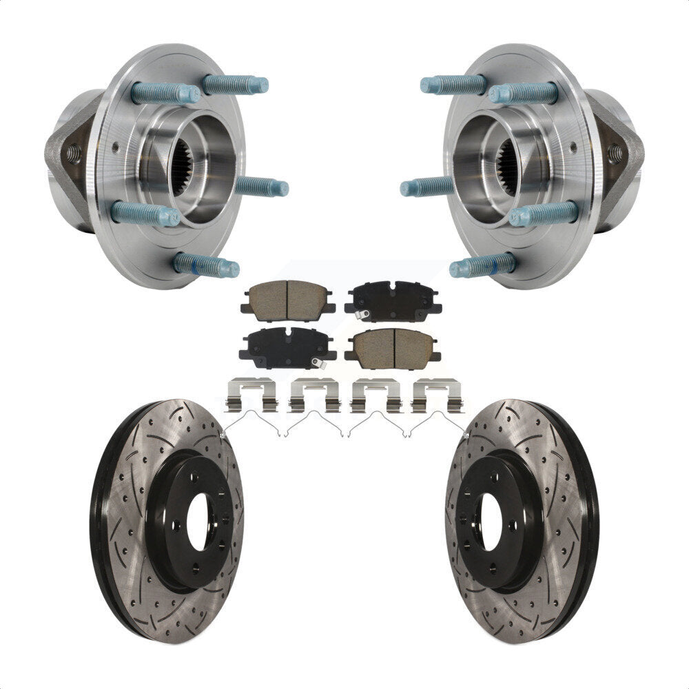 Transit Auto KBB-130717 Wheel Bearing and Hub Assembly for 2021-2024 Chevrolet Equinox, GMC Terrain - Front product image