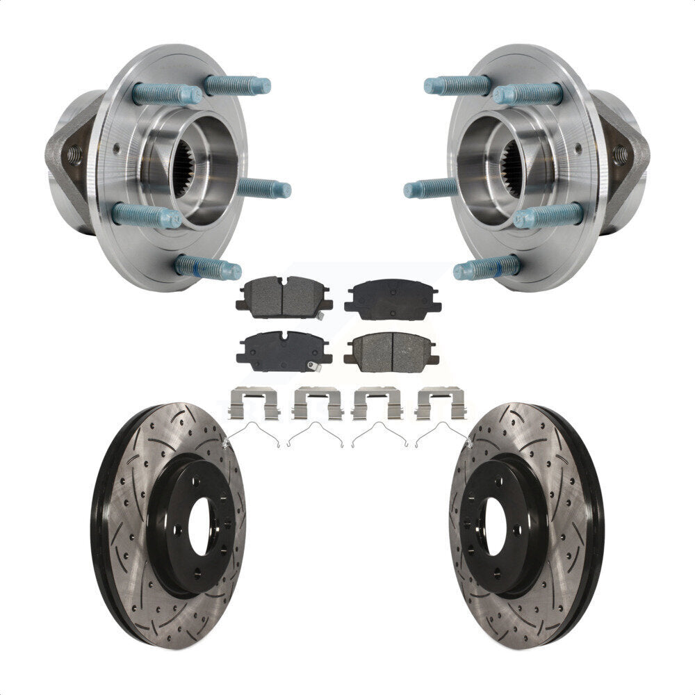 Transit Auto KBB-130725 Wheel Bearing and Hub Assembly for 2021-2024 Chevrolet Equinox, GMC Terrain - Front product image