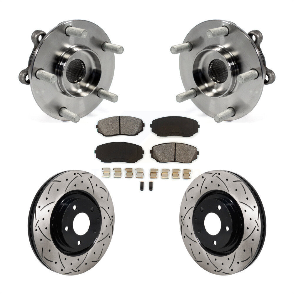Transit Auto KBB-130730 Wheel Bearing and Hub Assembly for 2019-2023 Mazda CX-5 - Front product image