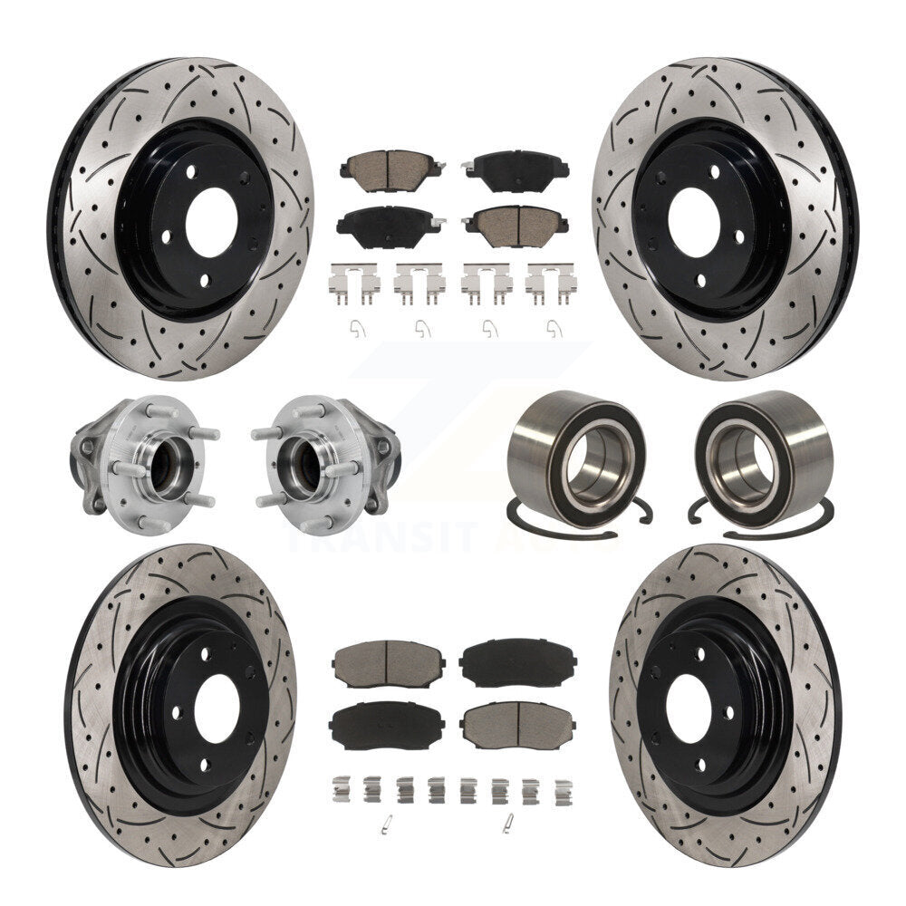 Transit Auto KBB-130913 Wheel Bearing for 2016-2018 Mazda CX-9 - Front and Rear product image