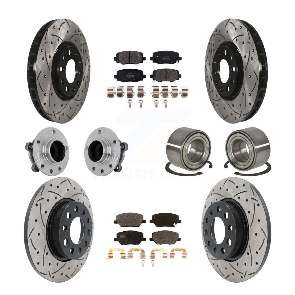 Transit Auto KBB-130925 Wheel Bearing for 2016-2018 Fiat 500X - Front and Rear product image